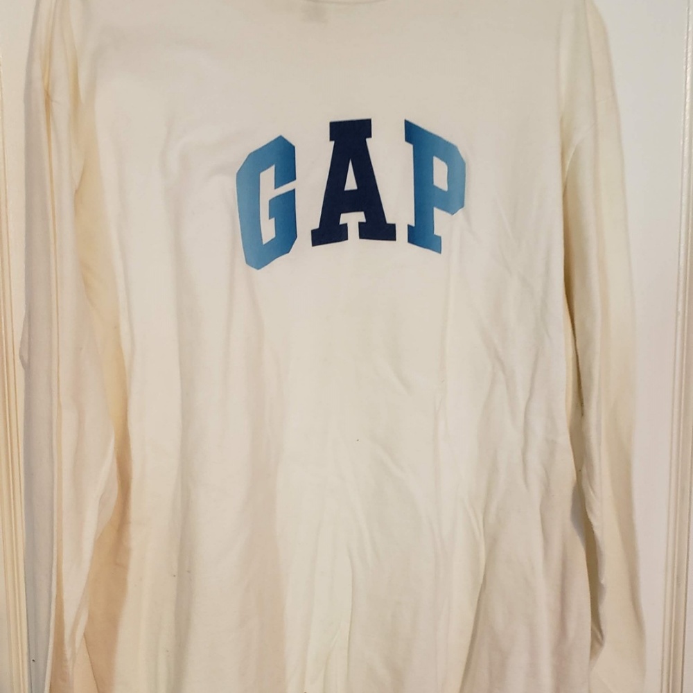 Gap Long sleeve men shirt-white